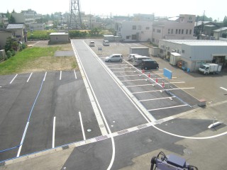 宅地・駐車場造成　完了①