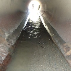 道路下管渠内清掃①